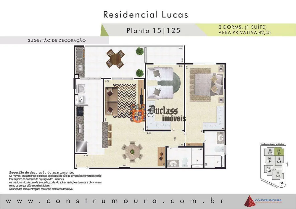Apartamento, 2 quartos, 82 m² - Foto 2