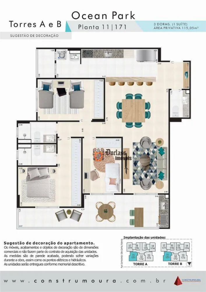 Apartamento, 3 quartos, 115 m² - Foto 3
