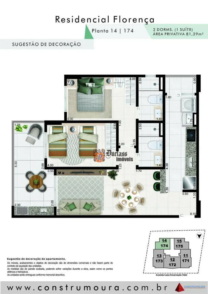 Apartamento, 2 quartos, 81 m² - Foto 1