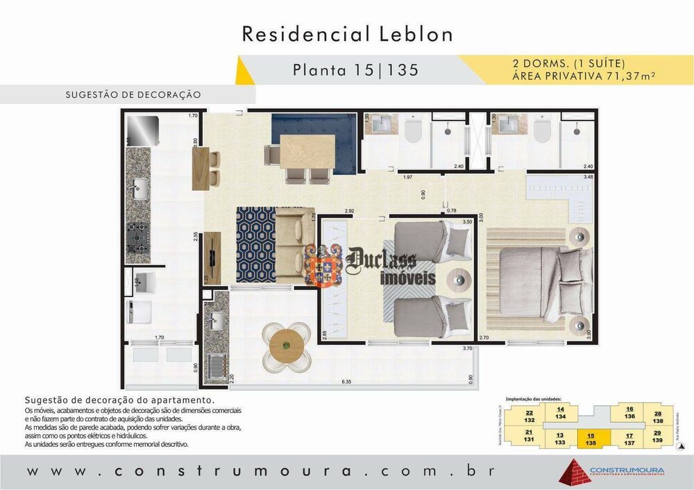 Apartamento, 2 quartos, 71 m² - Foto 4