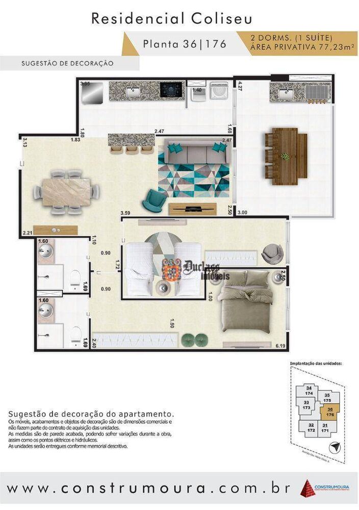 Apartamento, 2 quartos, 77 m² - Foto 12