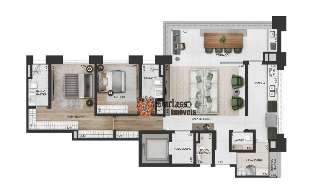 Cobertura, 3 quartos, 314 m² - Foto 3