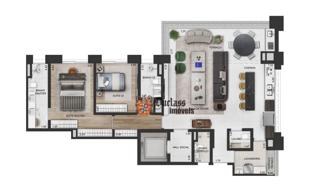 Cobertura, 3 quartos, 314 m² - Foto 7