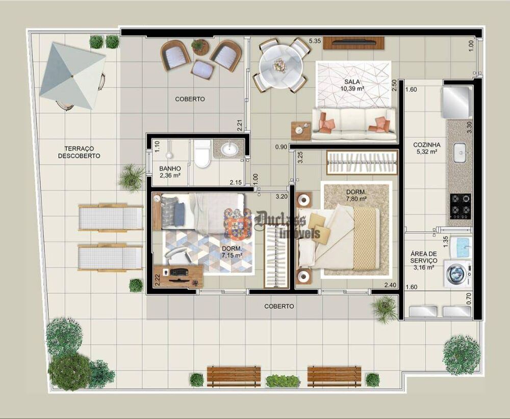 Apartamento, 2 quartos, 54 m² - Foto 4