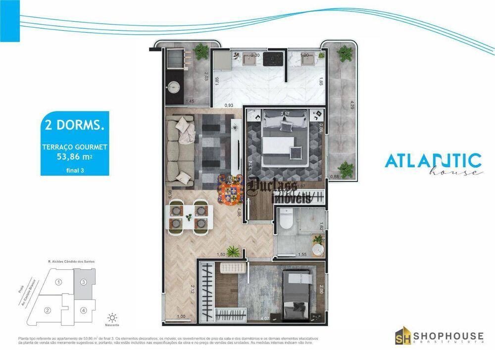 Apartamento, 2 quartos, 53 m² - Foto 7