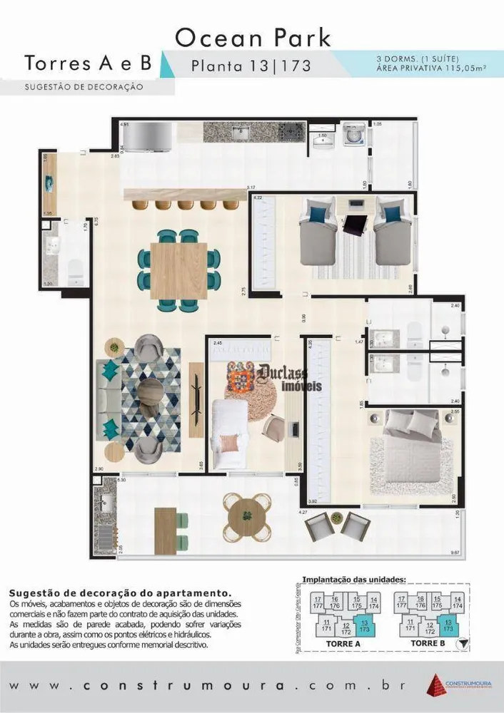 Apartamento, 3 quartos, 115 m² - Foto 1
