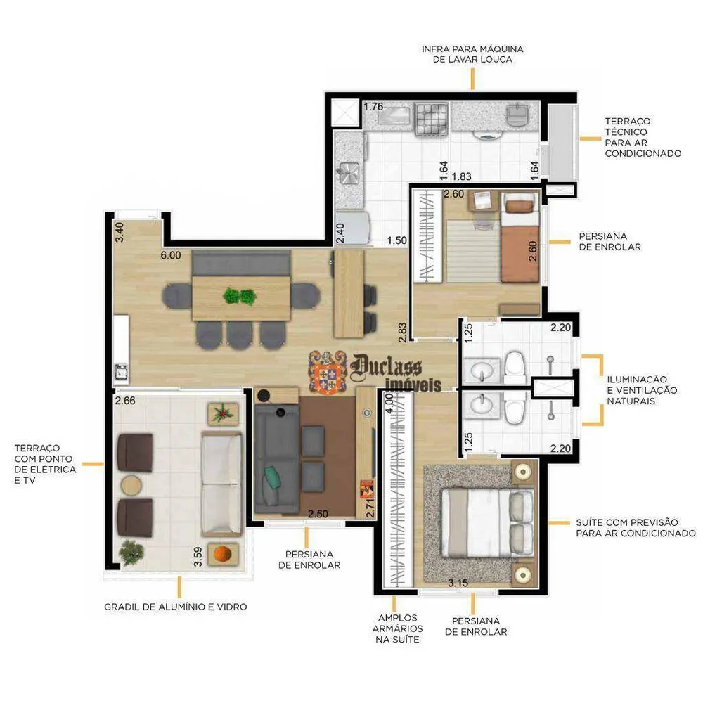 Apartamento, 3 quartos, 76 m² - Foto 12