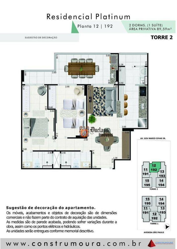 Apartamento, 2 quartos, 89 m² - Foto 12
