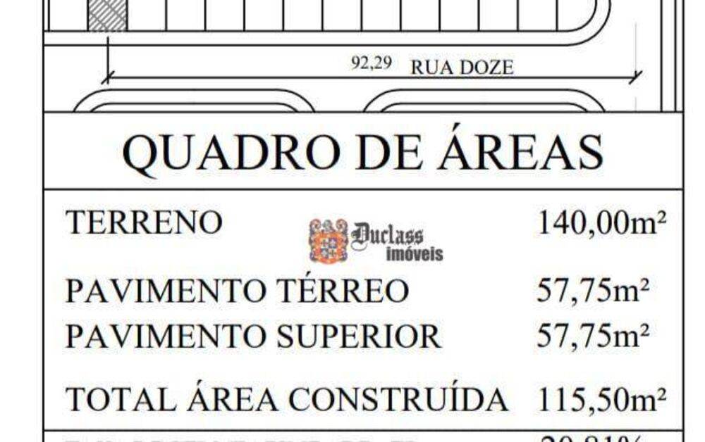 Sobrado, 3 quartos, 115 m² - Foto 1