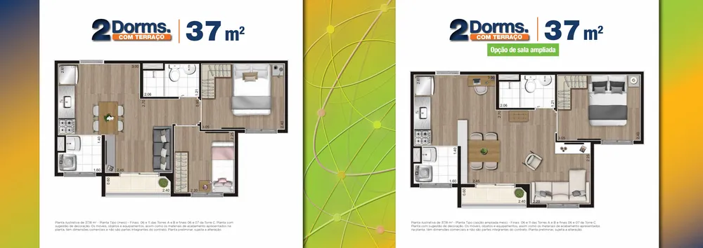 Apartamento, 2 quartos, 37 m² - Foto 6
