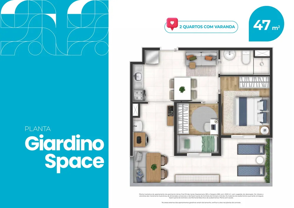 Apartamento, 2 quartos, 37 m² - Foto 15