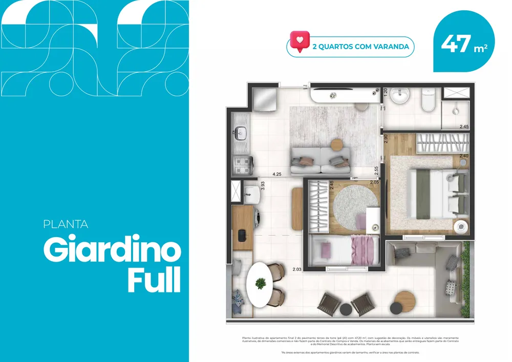 Apartamento, 2 quartos, 37 m² - Foto 14