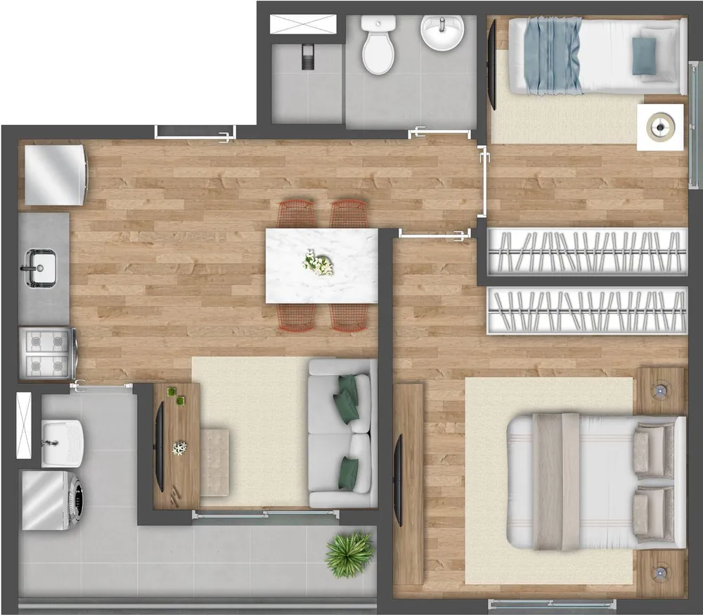 Apartamento, 2 quartos, 37 m² - Foto 20