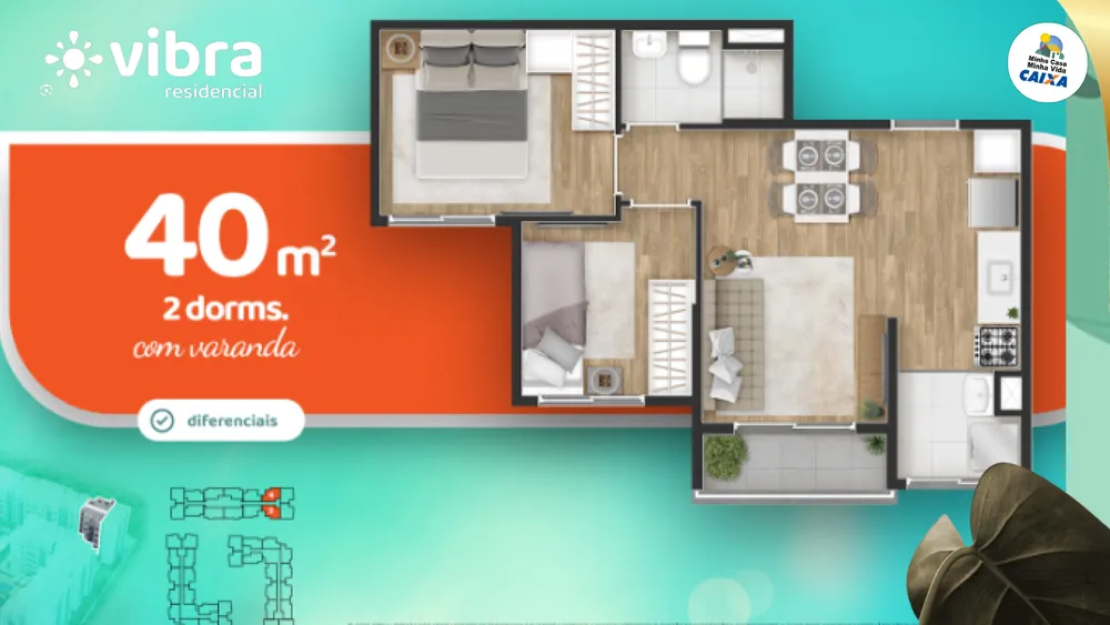 Apartamento, 2 quartos, 37 m² - Foto 16
