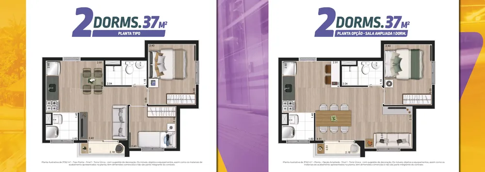 Apartamento, 2 quartos, 37 m² - Foto 11