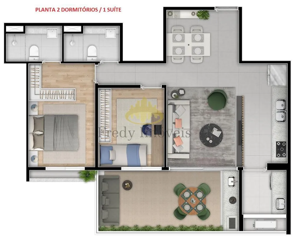 Apartamento, 2 quartos, 73 m² - Foto 7