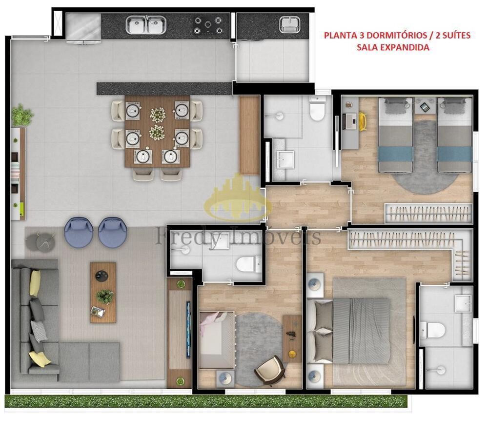 Apartamento, 2 quartos, 73 m² - Foto 4