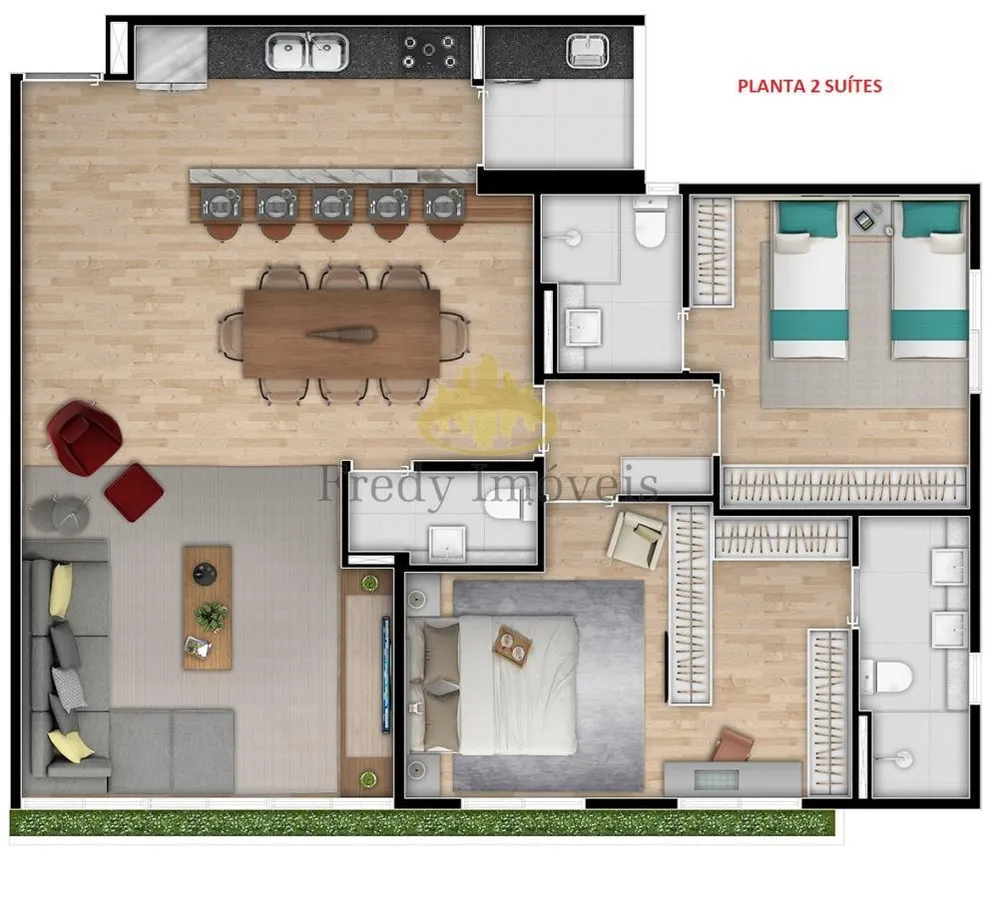 Apartamento, 2 quartos, 73 m² - Foto 8