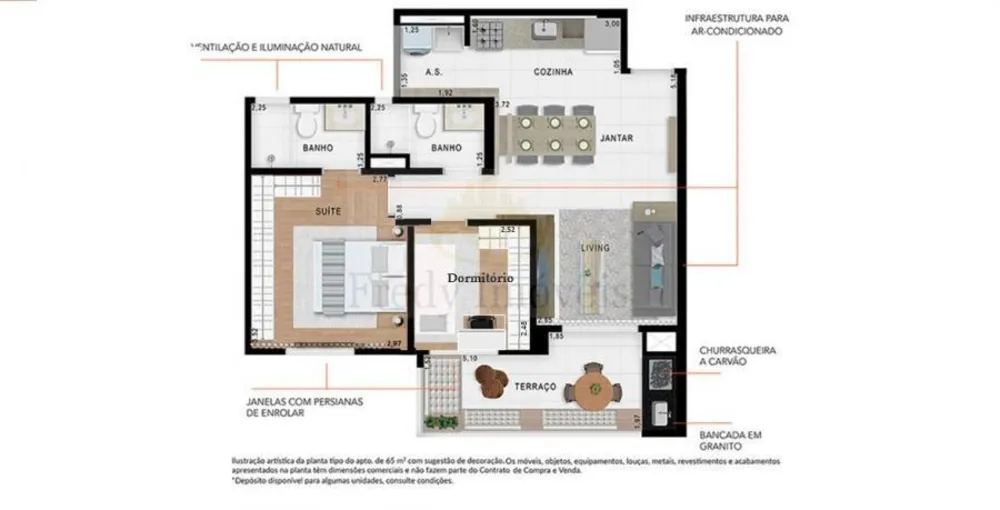 Apartamento, 2 quartos, 65 m² - Foto 12