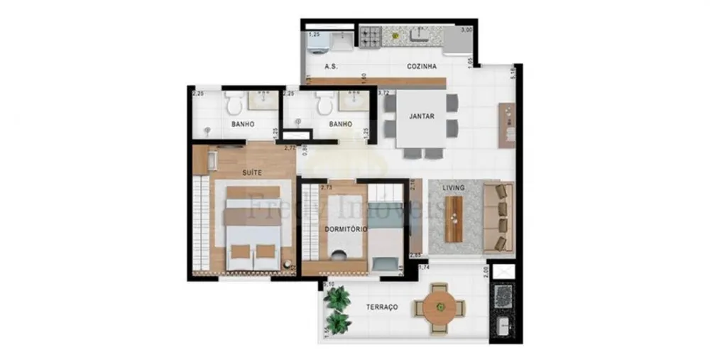 Apartamento, 2 quartos, 65 m² - Foto 17