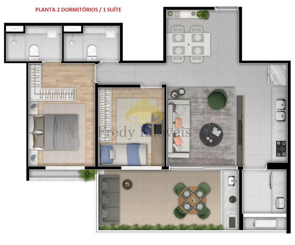 Apartamento à venda com 3 quartos, 89m² - Foto 7