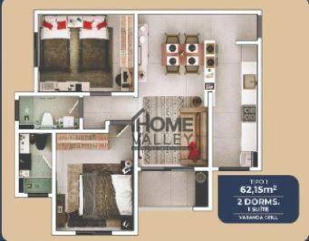 Apartamento, 2 quartos, 71 m² - Foto 7