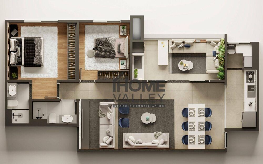 Apartamento, 2 quartos, 83 m² - Foto 9