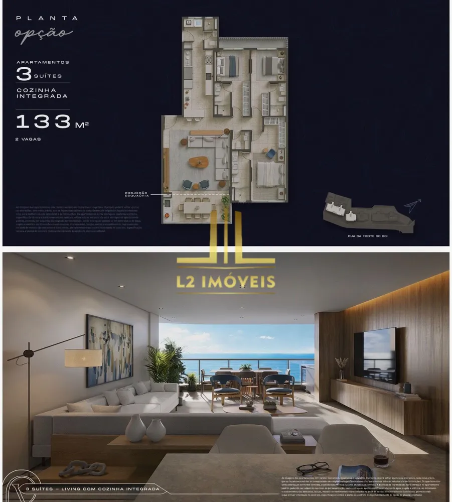 Apartamento, 3 quartos, 155 m² - Foto 1