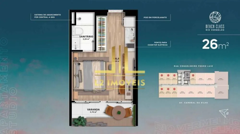 Apartamento, 1 quarto, 25 m² - Foto 3