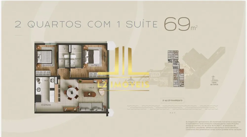 Apartamento, 1 quarto, 34 m² - Foto 10