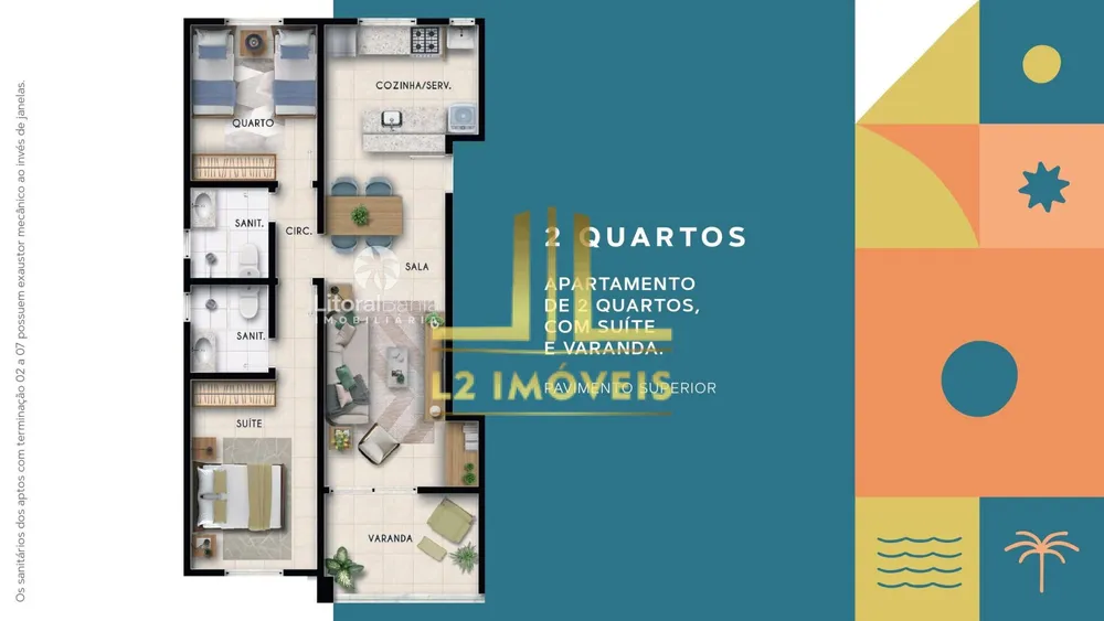 Apartamento, 2 quartos, 68 m² - Foto 11