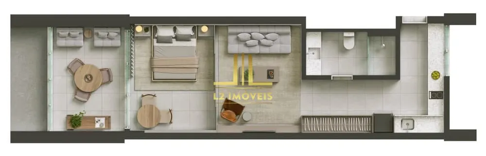 Apartamento, 1 quarto, 35 m² - Foto 7
