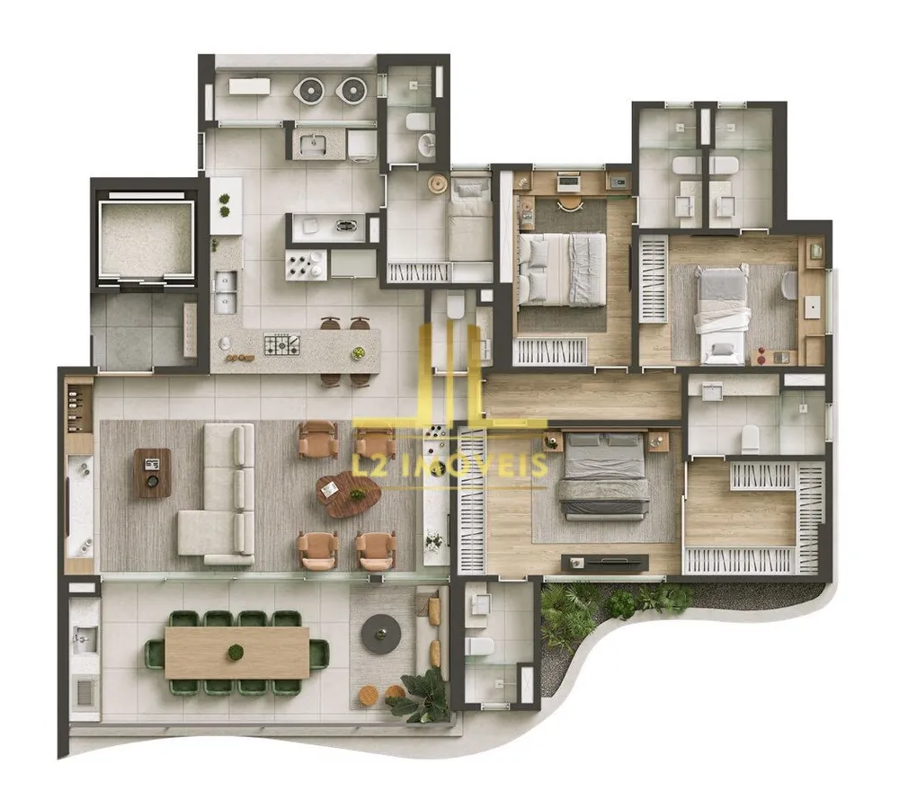 Apartamento, 4 quartos, 203 m² - Foto 10