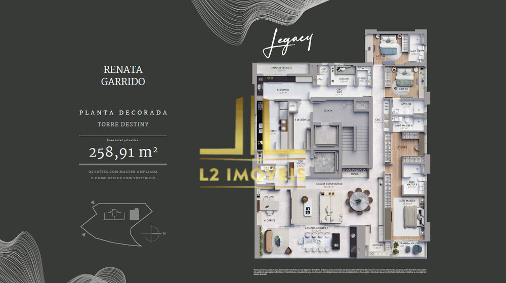 Apartamento, 4 quartos, 259 m² - Foto 1