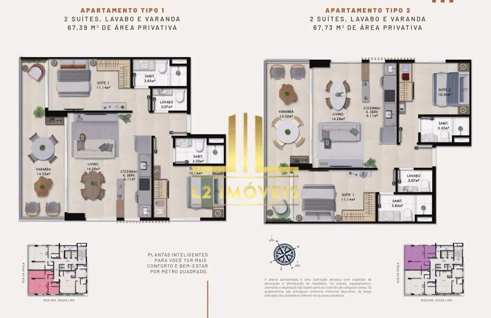 Apartamento, 2 quartos, 67 m² - Foto 4