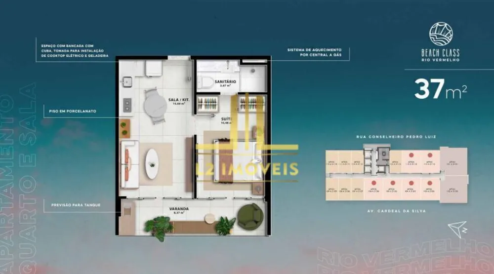 Apartamento, 2 quartos, 66 m² - Foto 3