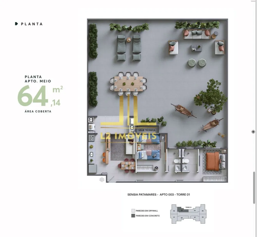 Apartamento, 2 quartos, 64 m² - Foto 5