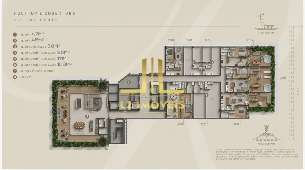 Apartamento, 2 quartos, 74 m² - Foto 7