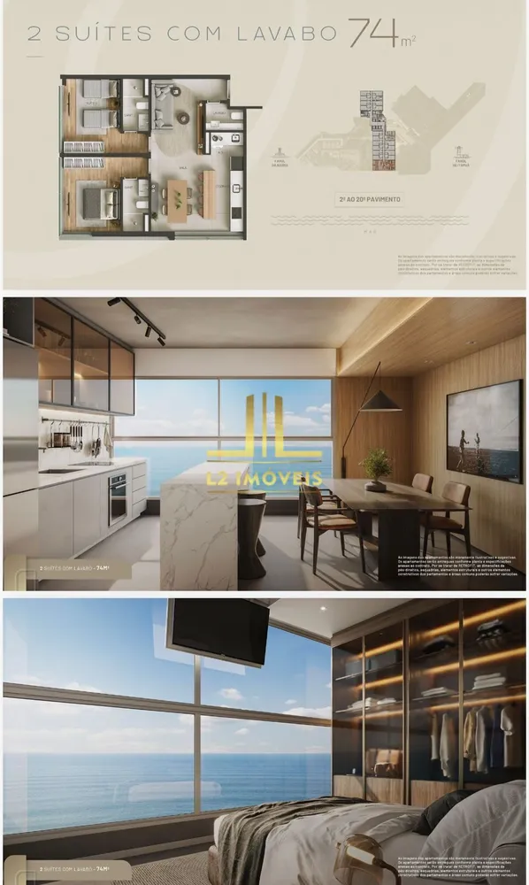 Apartamento, 2 quartos, 74 m² - Foto 11