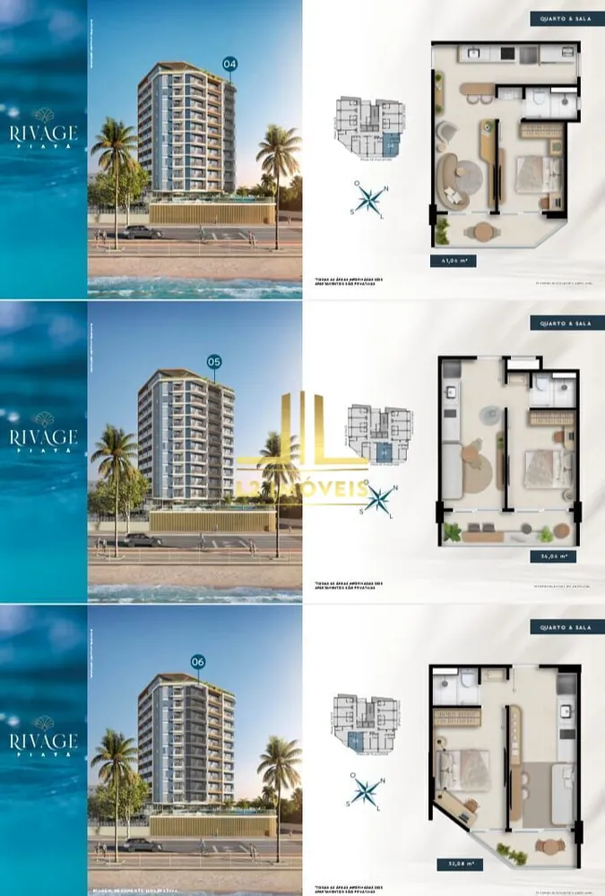 Apartamento, 1 quarto, 34 m² - Foto 2