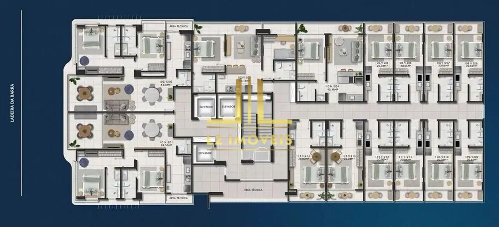 Apartamento, 1 quarto, 22 m² - Foto 1
