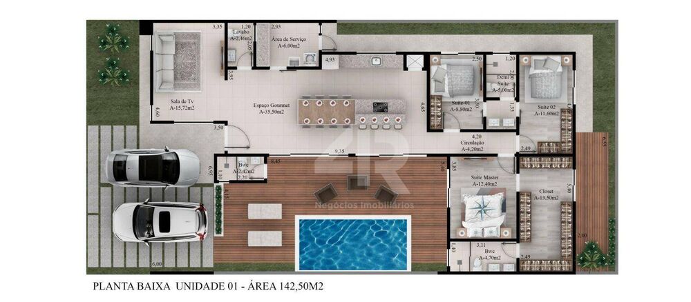 Casa de Condomínio à venda com 3 quartos, 142m² - Foto 8