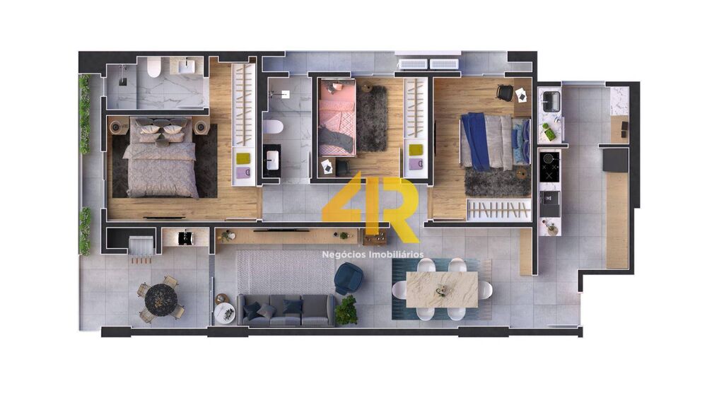 Apartamento, 3 quartos, 89 m² - Foto 8