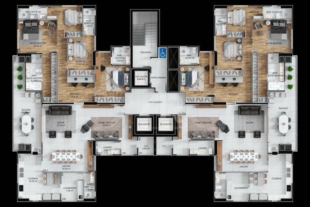 Apartamento, 3 quartos, 118 m² - Foto 12