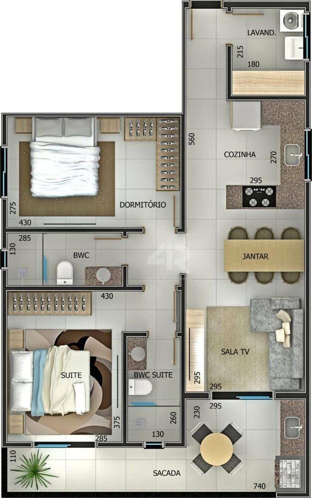 Apartamento, 2 quartos, 65 m² - Foto 3