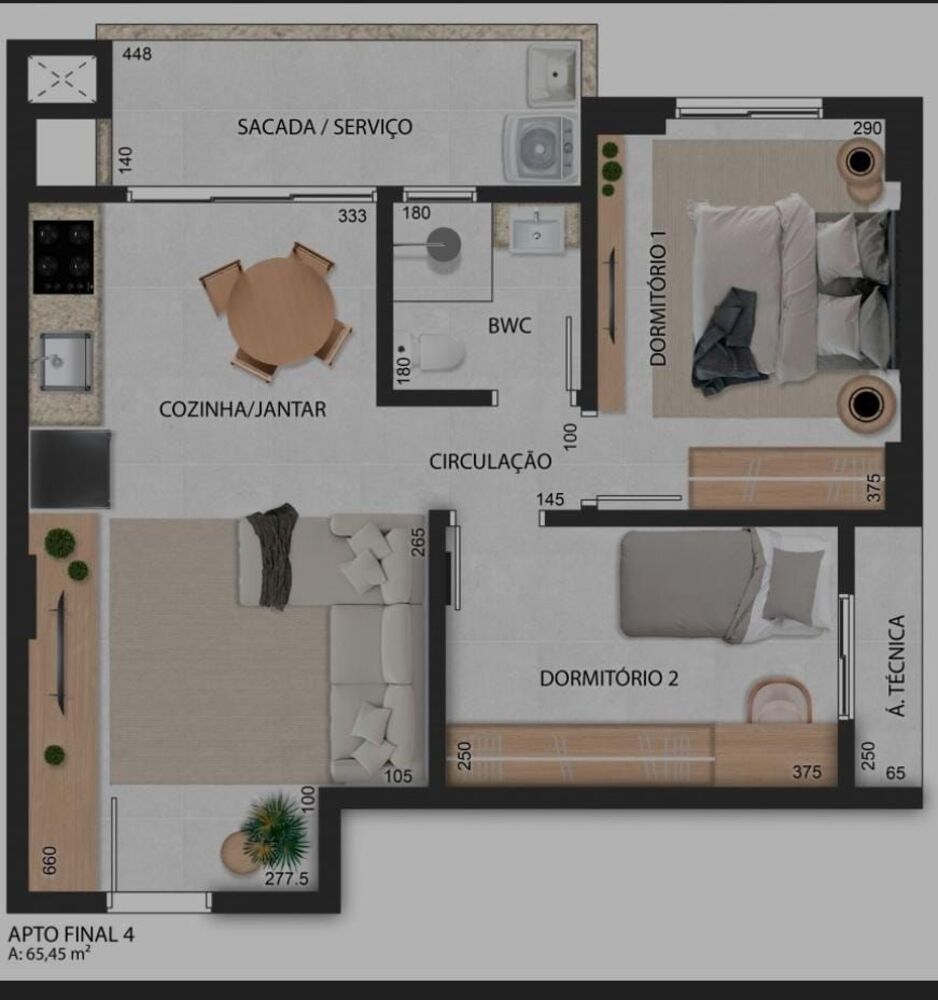 Apartamento, 2 quartos, 150 m² - Foto 4