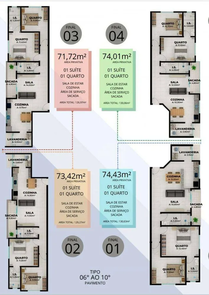 Apartamento, 2 quartos, 113 m² - Foto 3