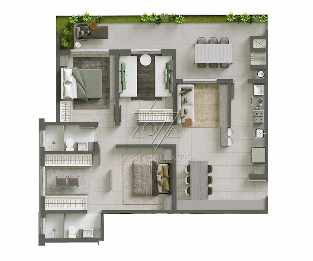 Apartamento, 2 quartos, 58 m² - Foto 13