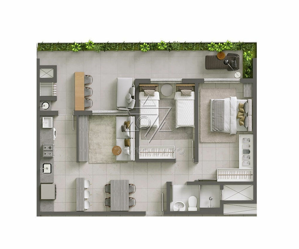Apartamento, 2 quartos, 58 m² - Foto 23