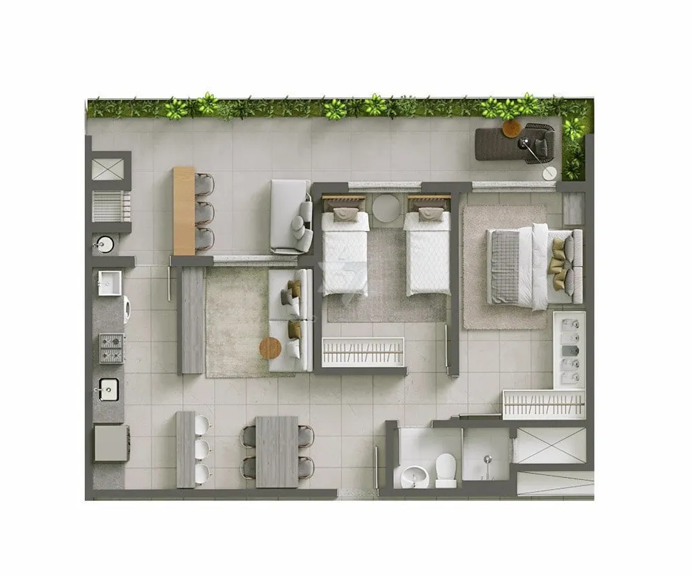 Apartamento, 2 quartos, 58 m² - Foto 44